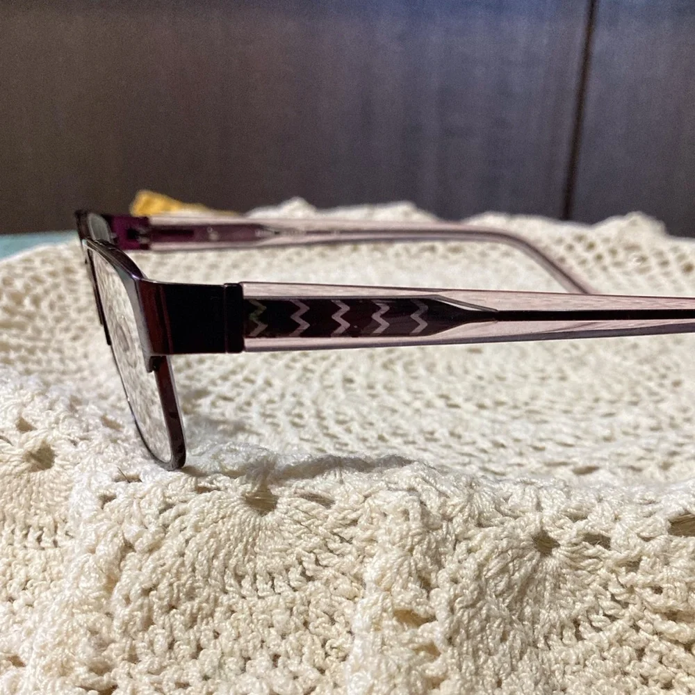 2 Pair Girls Eyewear Frames 1 plastic 1 Metal with Spring Hinges